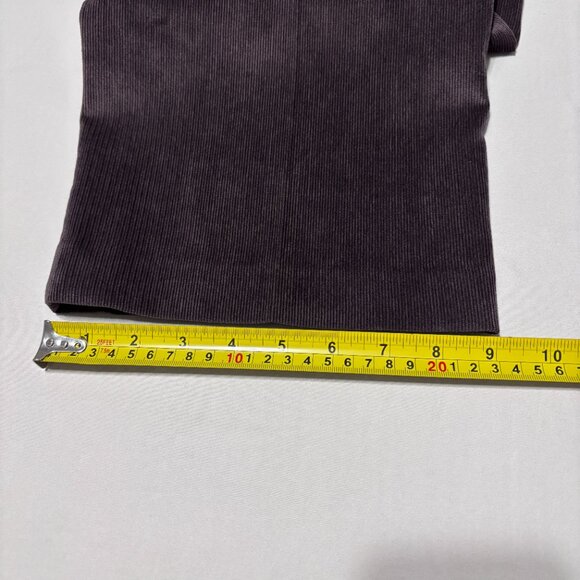 Perry Ellis Corduroy Pants Men's 34x32 Dark Brown Preppy Soft Stretch Flat Front - Picture 12 of 12